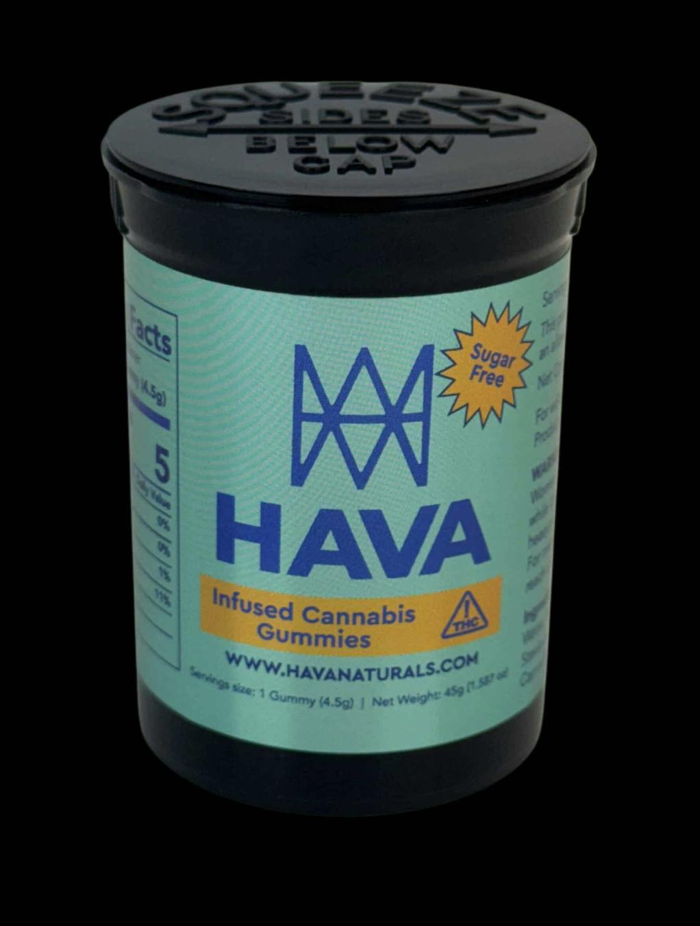 Hava | SugarFree Blueberry Gummies | 10pk