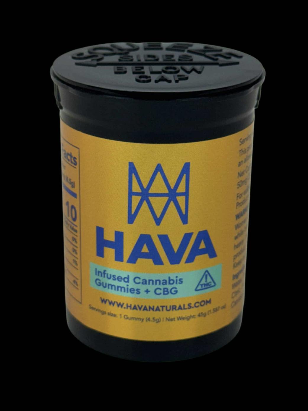 Hava | Tropical CBG Gummies | 10pk
