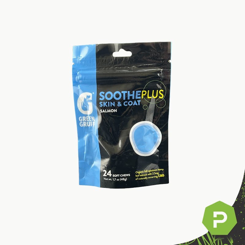 Green Gruff - Soothe Plus CBD Dog Treats 24ct