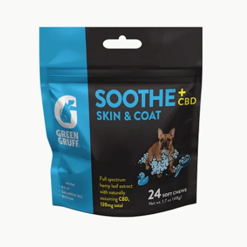Green Gruff - Soothe CBD Dog Treats 24ct