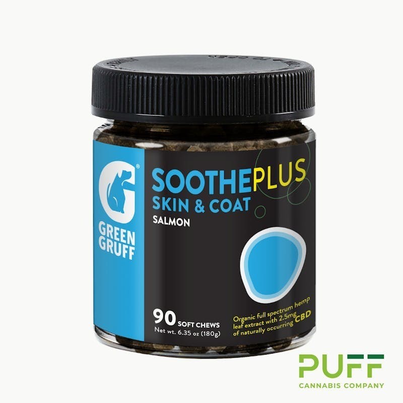 Green Gruff - Soothe Plus CBD Dog Treats 90ct