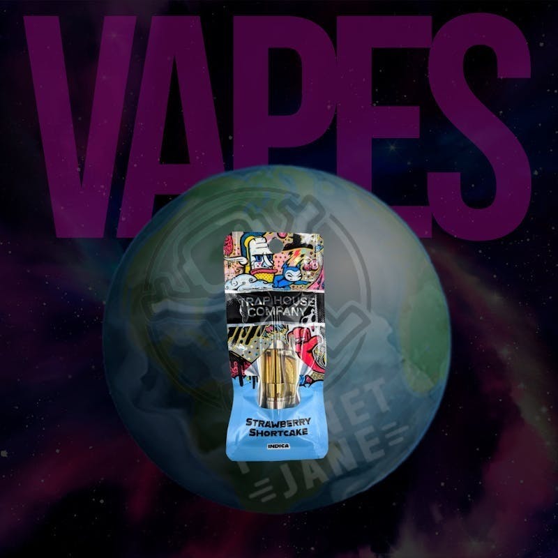 Trap House Company | 1g Cart | Strawberry Shortcake