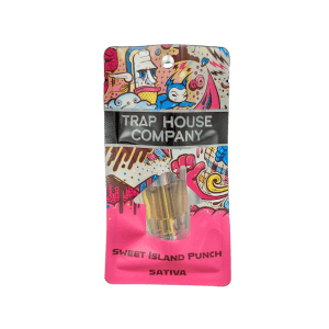 Trap House Company | 1g Cart | Sweet Island Punch at Emerald Fire Farms and Provisioning Center