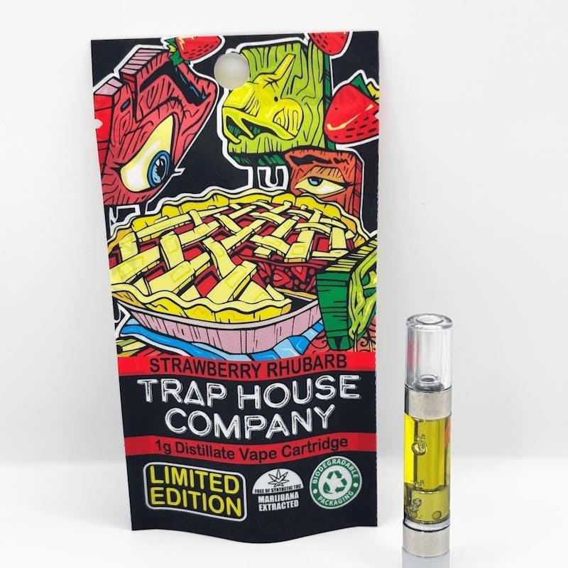 Strawberry Rhubarb | Cartridge | 1g by Trap House Company
