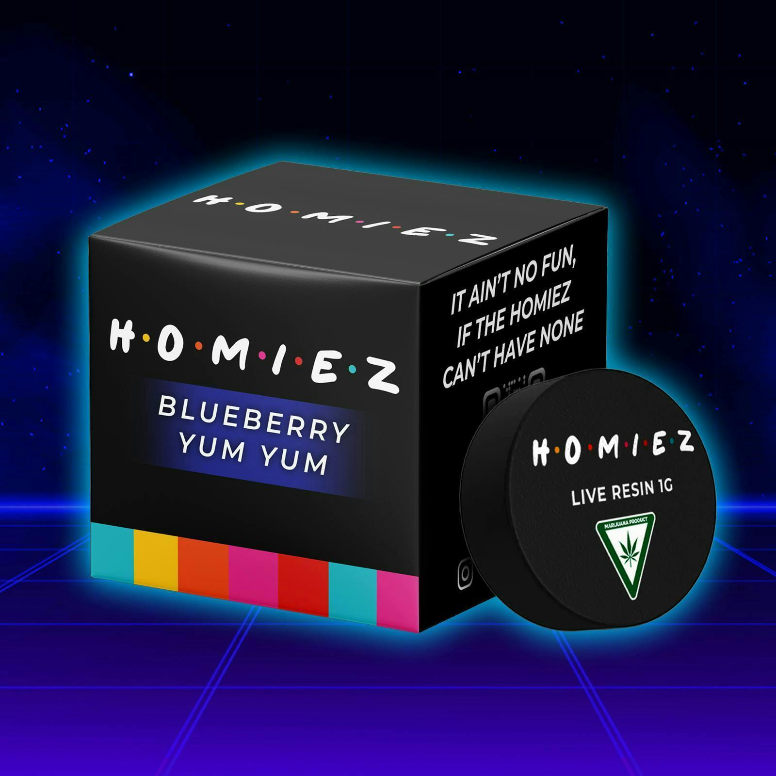 HOMIEZ | Live Resin 1g | Blueberry Yum Yum at Stay Lifted