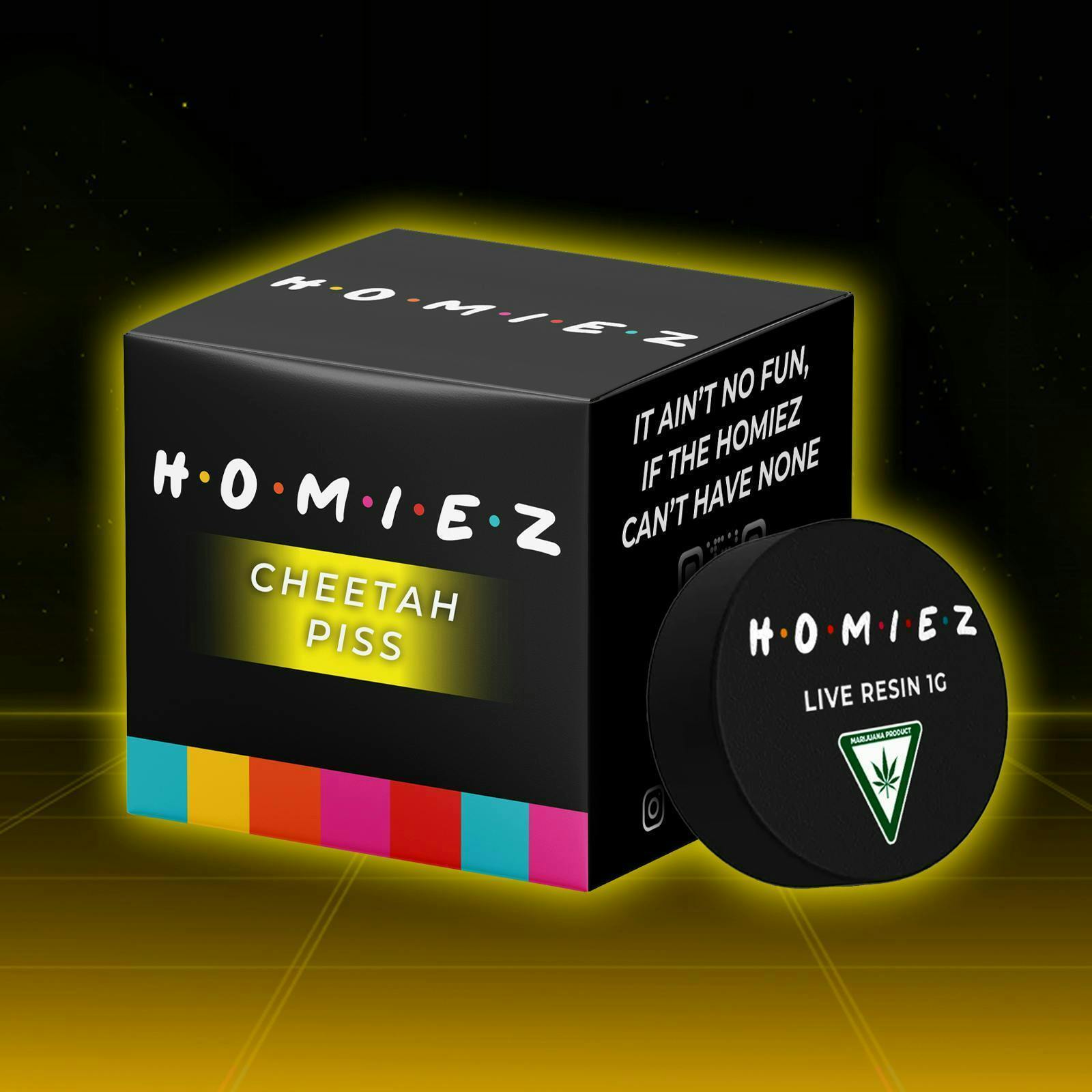 HOMIEZ | Live Resin 1g | Cheetah Piss at Stay Lifted