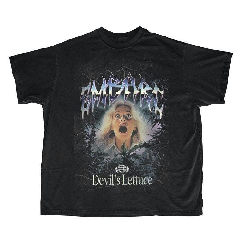 EMBARC - DEVIL'S LETTUCE SCREAMING KAREN SHORT SLEEVE TEE [2XL] BLACK
