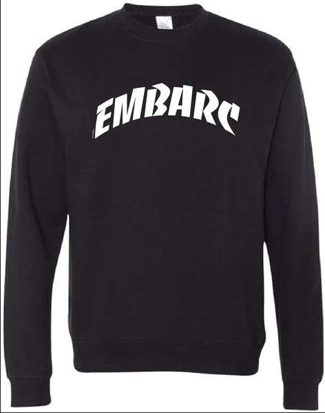 EMBARC - THRASHER PREMIUM SWEATSHIRT CREW BLACK [S]