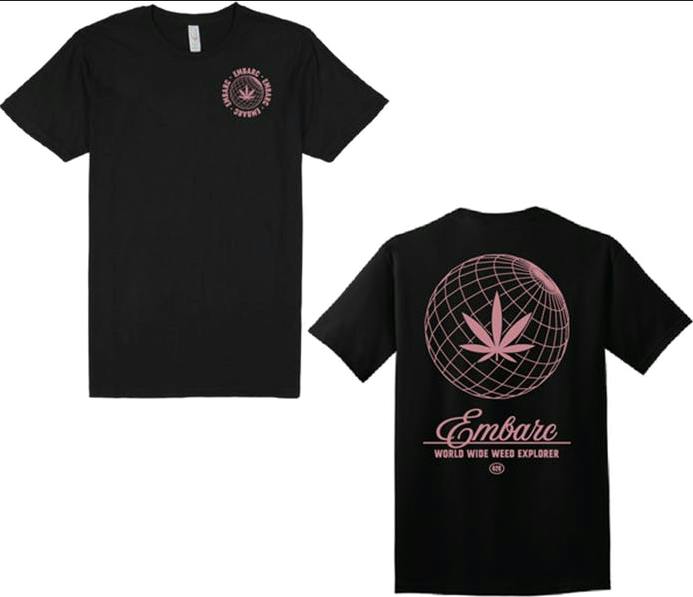 World Wide Weed Explorer Standard Short Sleeve Black L