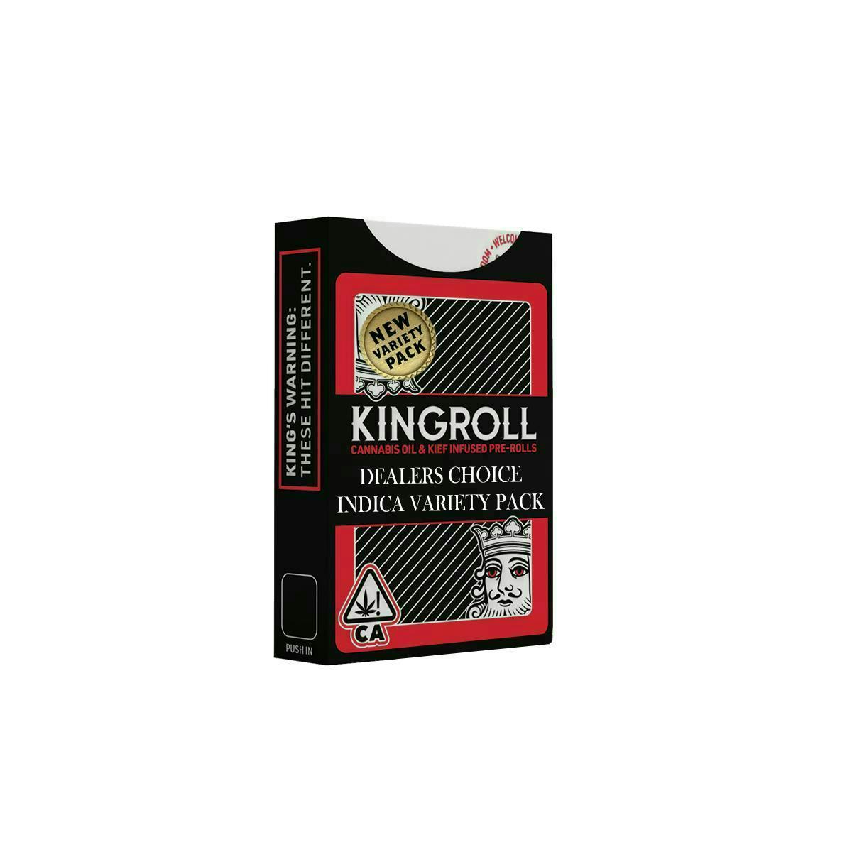 Kingroll Jrs | Cannalope Kush Mixed Pack | Infused Joints | .75g each | 4pk