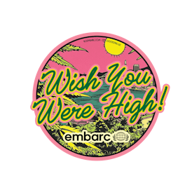 EMBARC - WISH YOU WERE HIGH STICKER