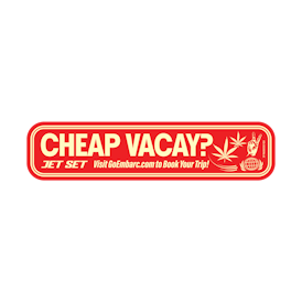 EMBARC - CHEAP VACAY STICKER