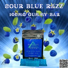 Gummy Bar Sour Blue Razz