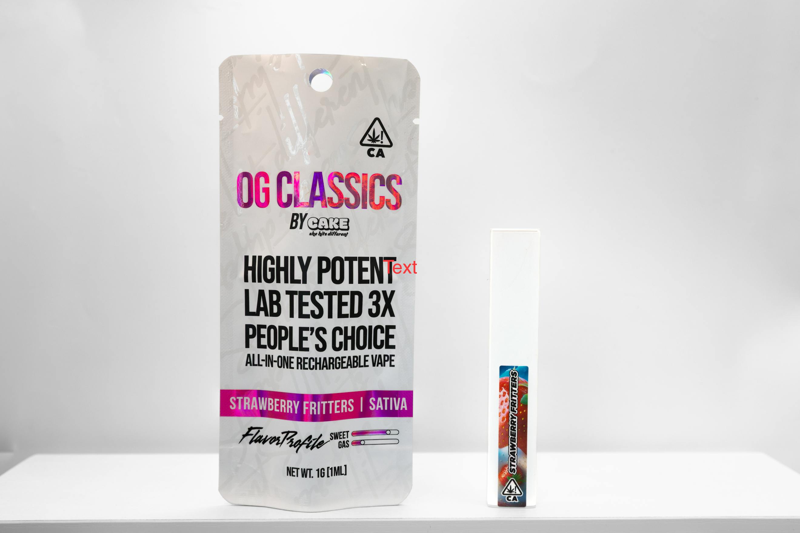 Strawberry Fritters | OG Classics Disposable | 1g