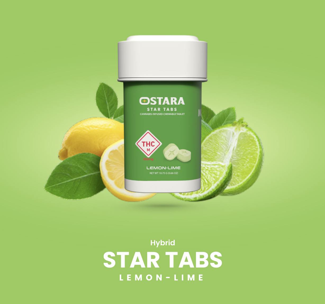 Ostara | Lemon-Lime | Star Tabs | 50pk