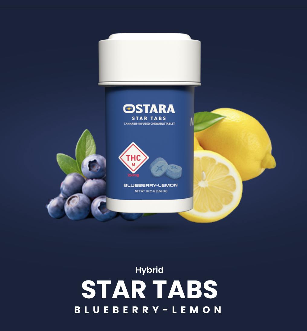 Ostara | Blueberry-Lemon | Star Tabs | 50pk by Ostara Cannabis