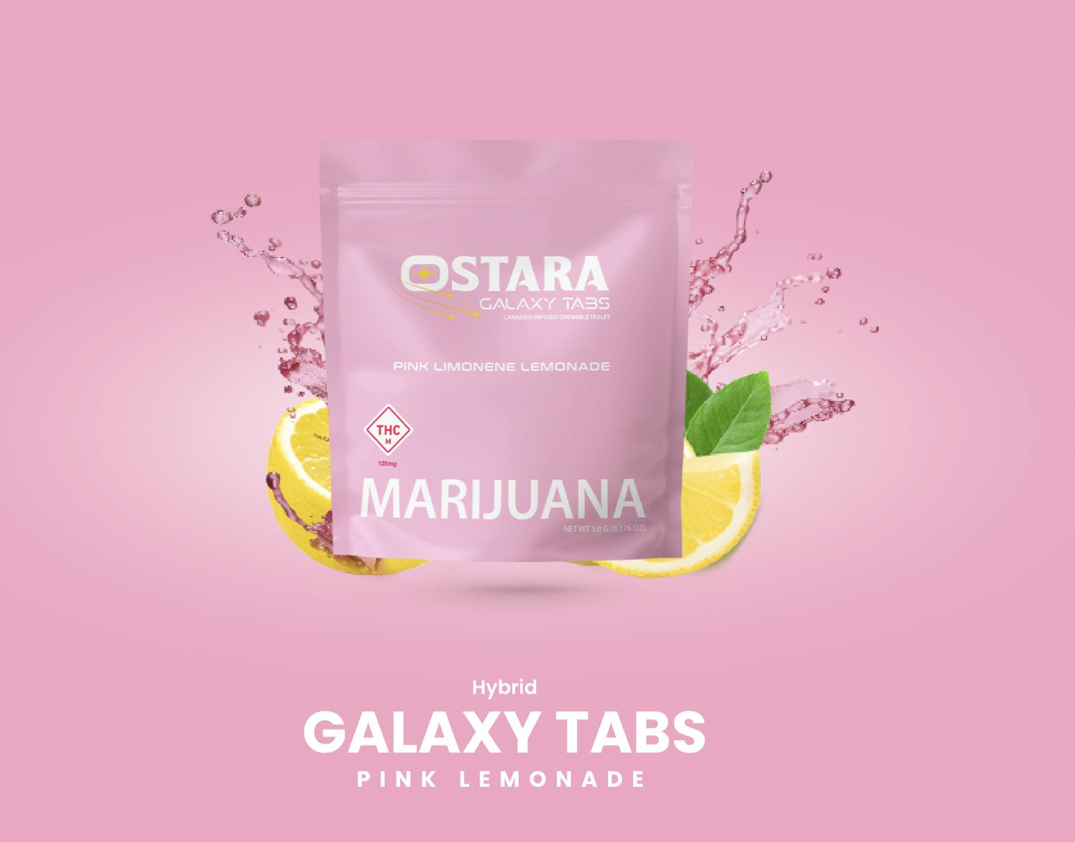 Ostara | Pink Lemonade | Galaxy Tabs | 5pk by Ostara Cannabis