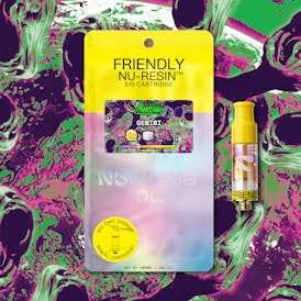 Friendly Brand x Alien Labs - Gemini - H - 1g Nucleus Cured Resin 510 Cart