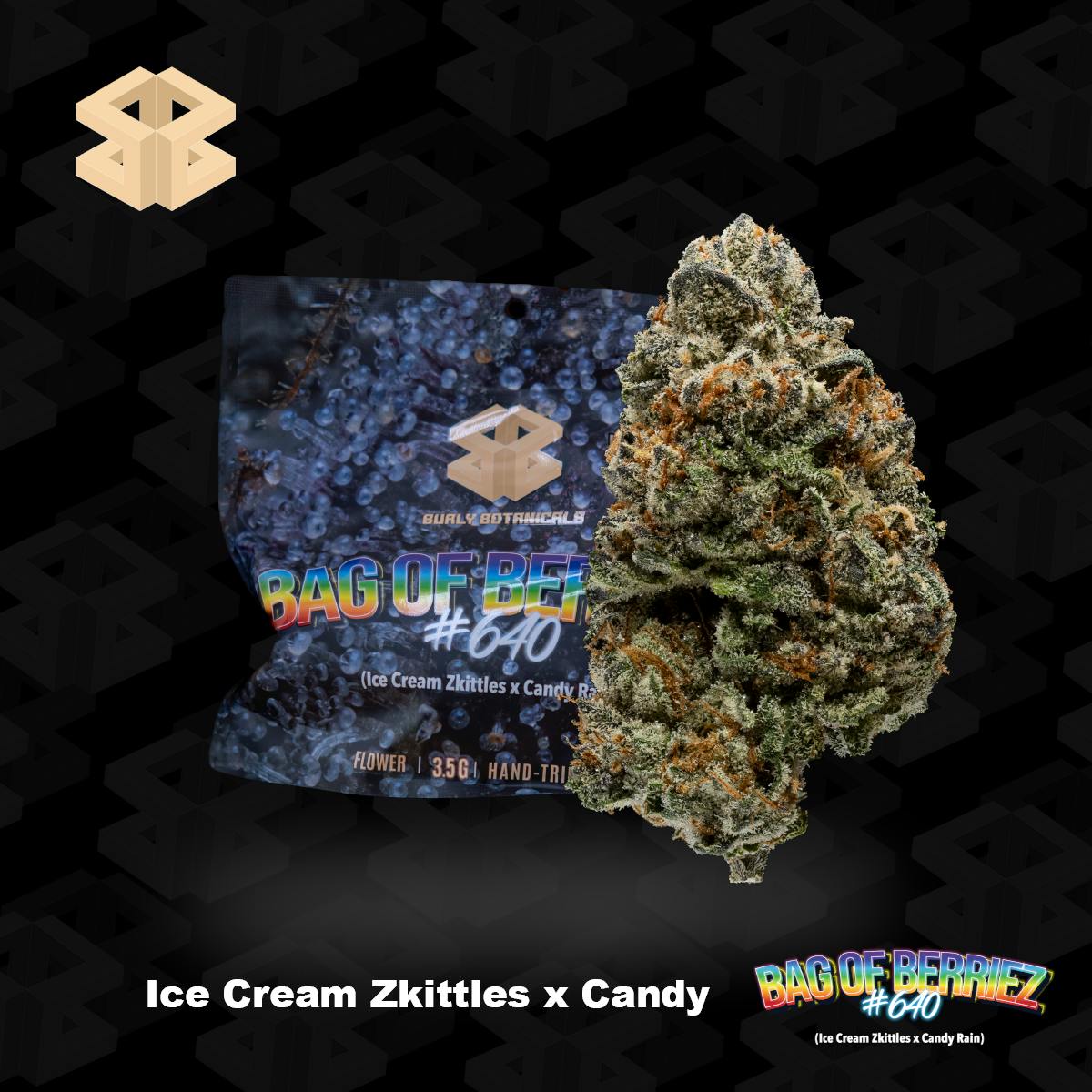 Burly Botanicals | Bag of Berriez #640 | Pre-Pack 3.5G - Burly