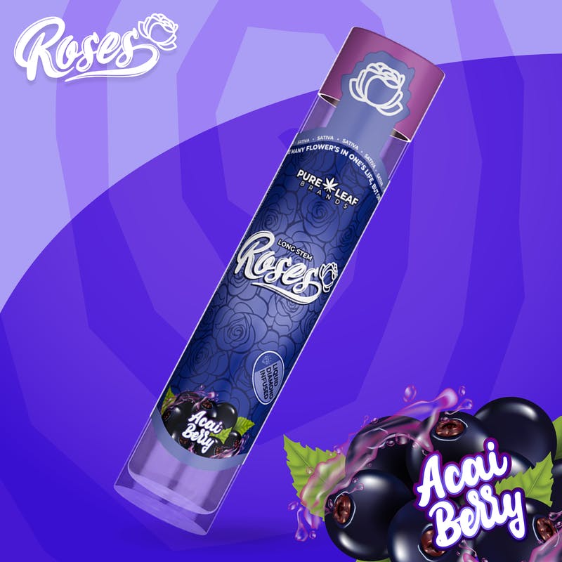 Long Stem | Acai Berry | LQD Infused Joint | 1g by Roses