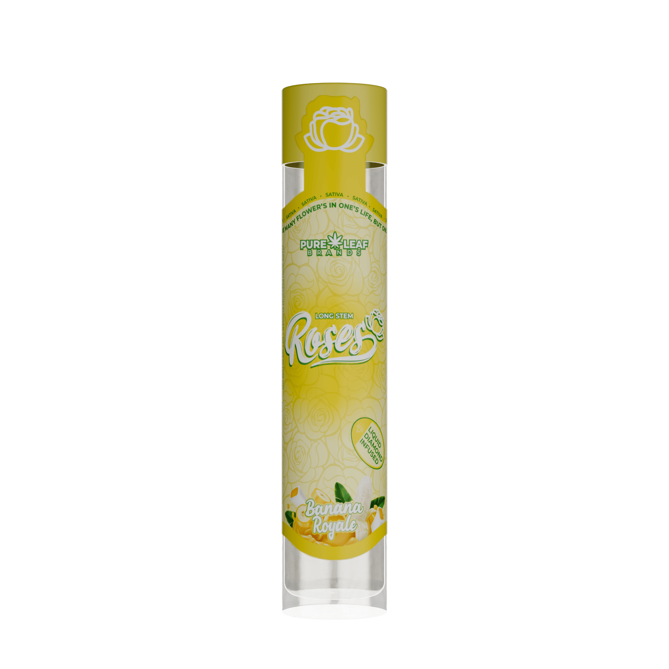 Long Stem | Banana Royale | LQD Infused Joint | 1g by Roses