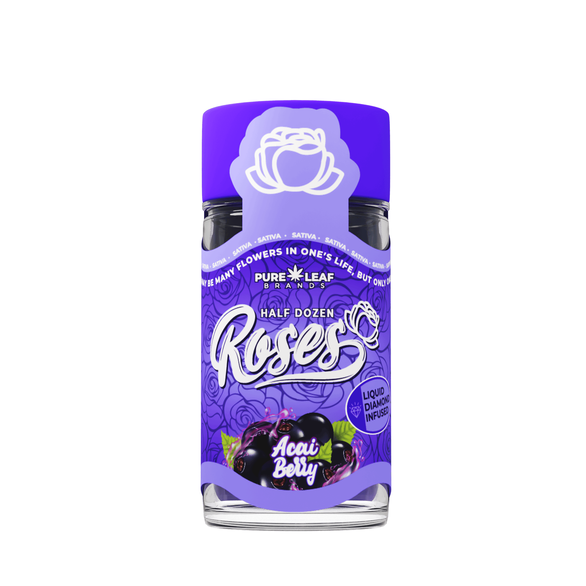 Acai Berrry | LQD Infused Minis | 0.6g each | 6pk by Roses