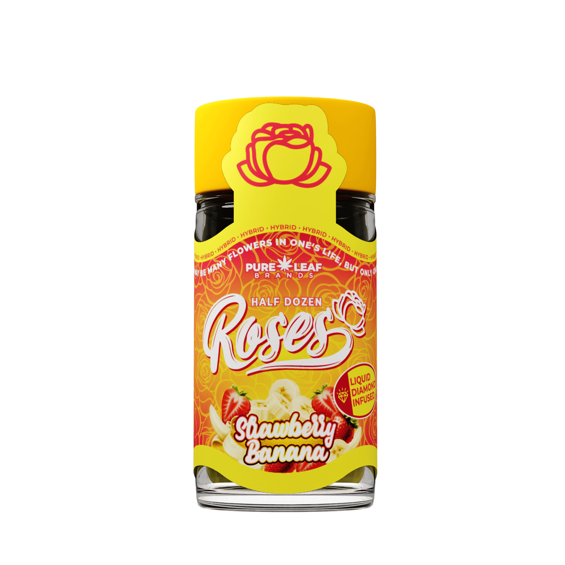 Strawberry Banana | LQD Infused Minis | 0.6g each | 6pk by Roses