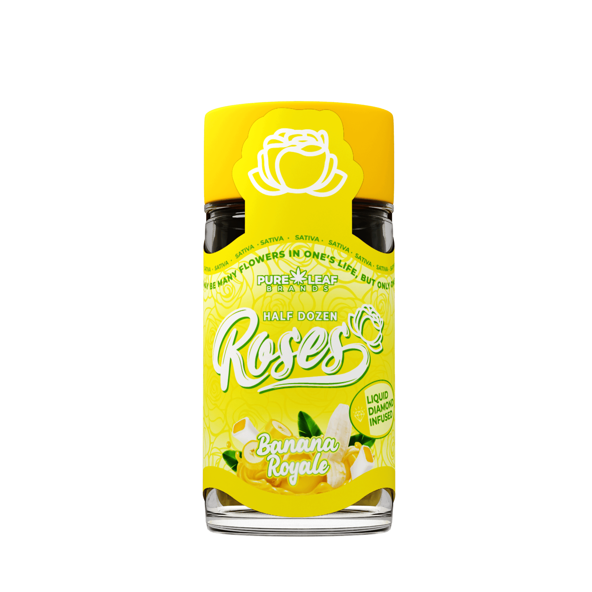 Banana Royale | LQD Infused Minis | 0.6g each | 6pk by Roses