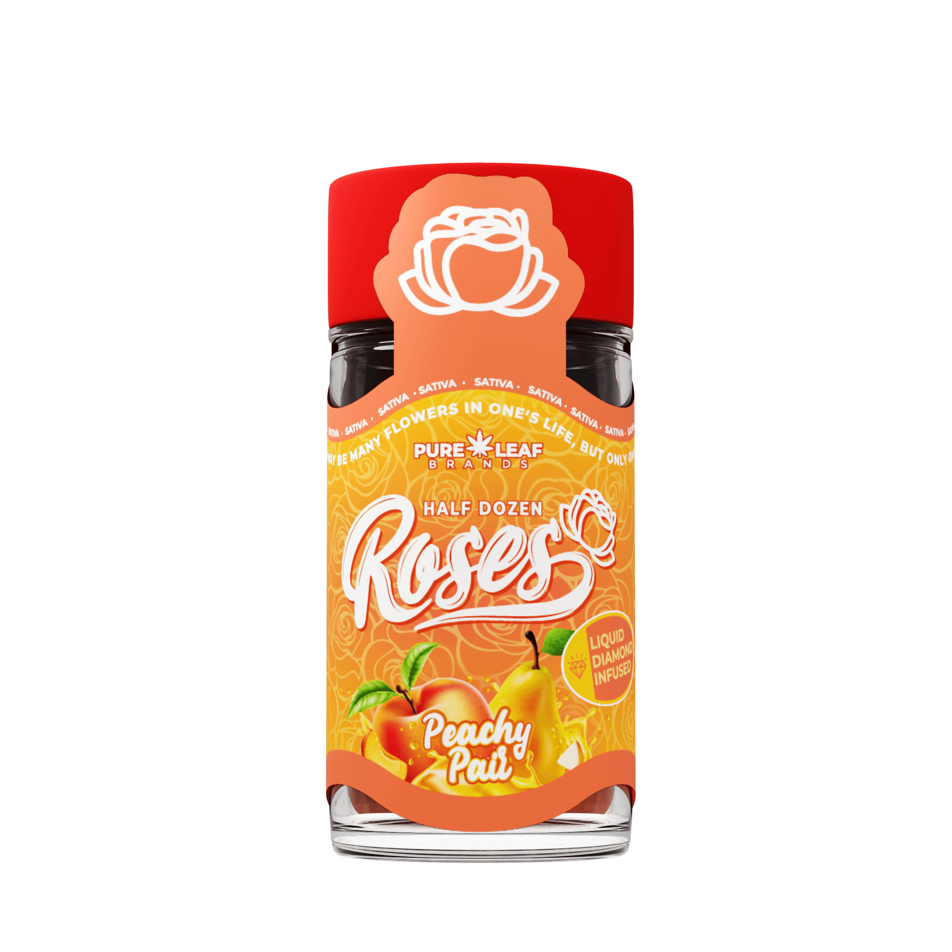 Peachy Pair | LQD Infused Minis | 0.6g each | 6pk by Roses