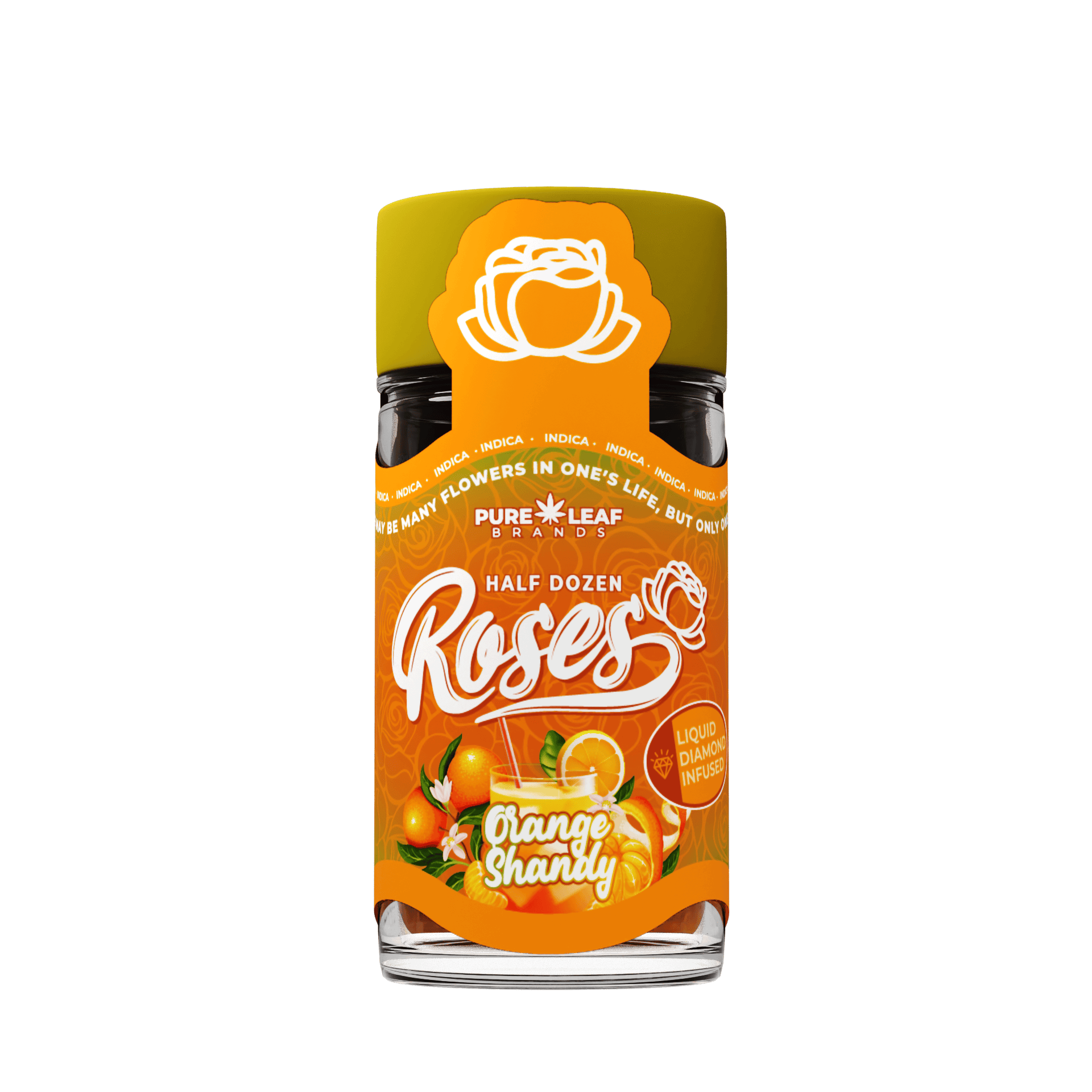 Orange Shandy | LQD Infused Minis | 0.6g each | 6pk by Roses