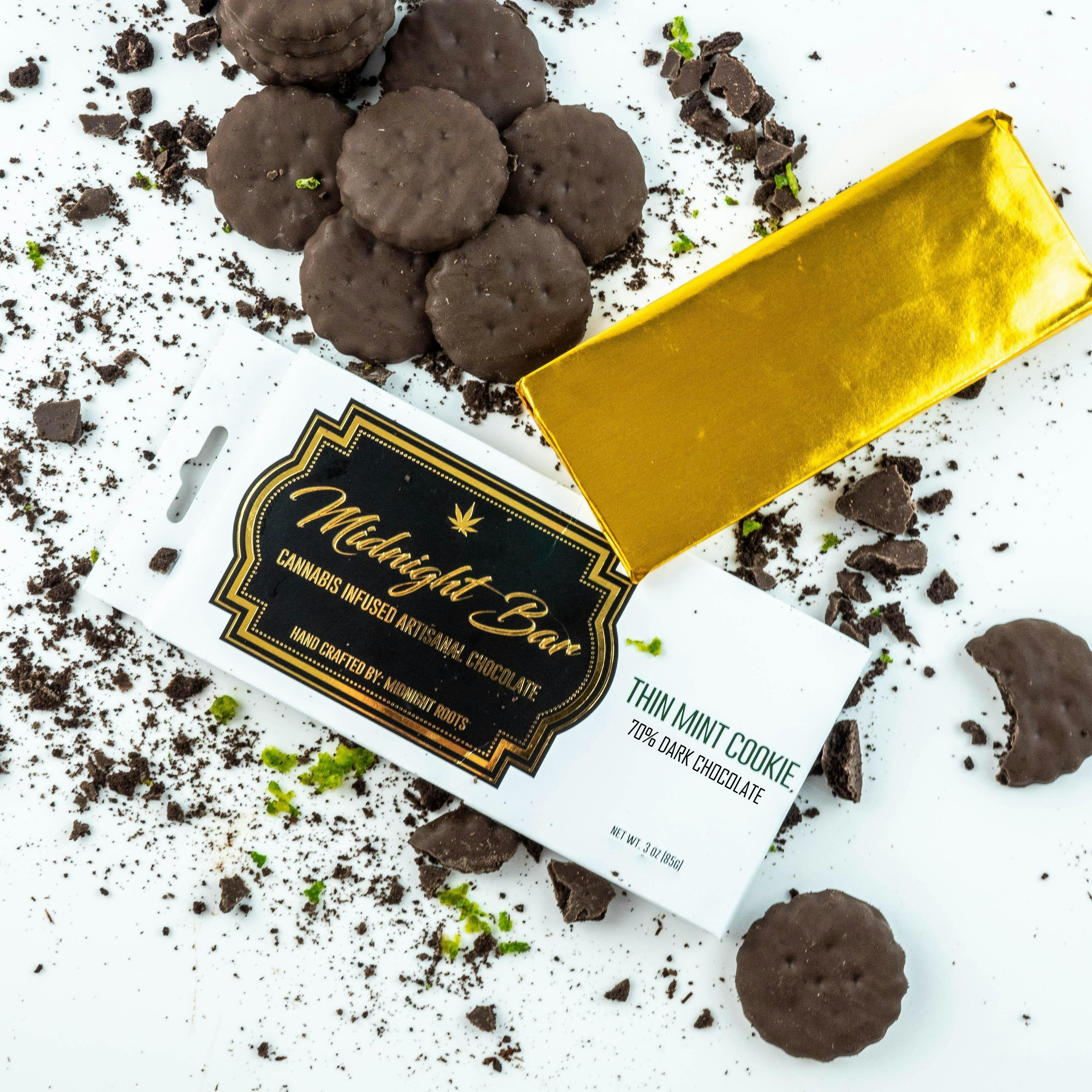 Midnight Roots | Midnight Bar | Thin Mint Cookie | Dark Chocolate | 200 mg by Midnight Roots