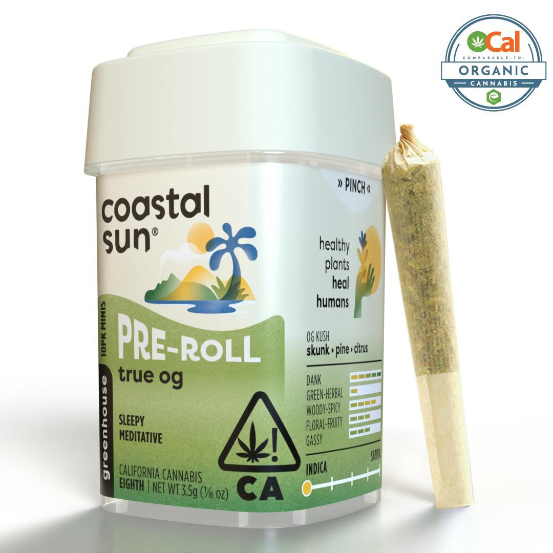 True OG Greenhouse 0.35g Pre-roll 10pk 3.5g