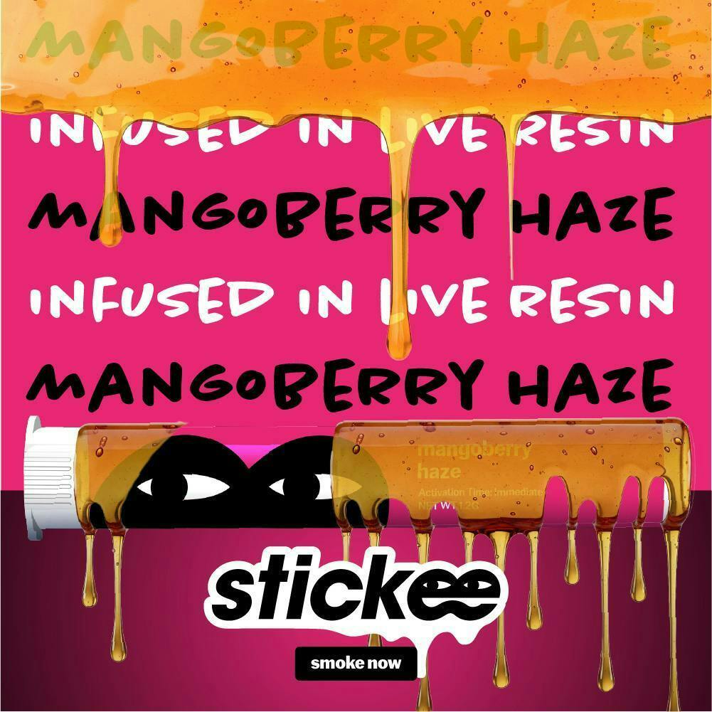 STICKEE | Mangoberry Haze | Infused Joint | 1.2G