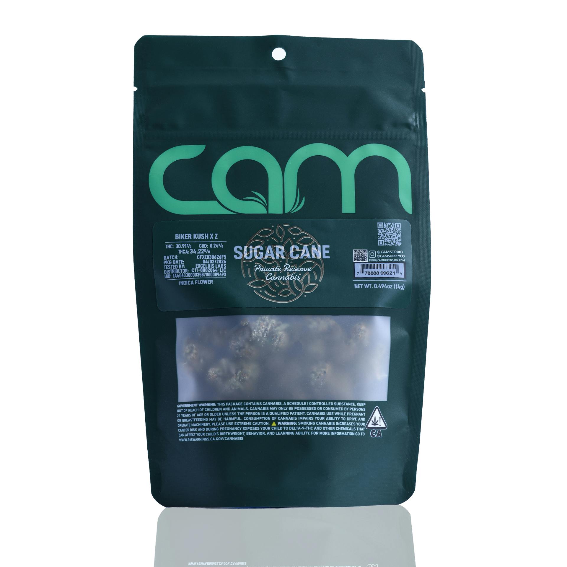 CAM | Sugar Cane | Big Buds | 14g