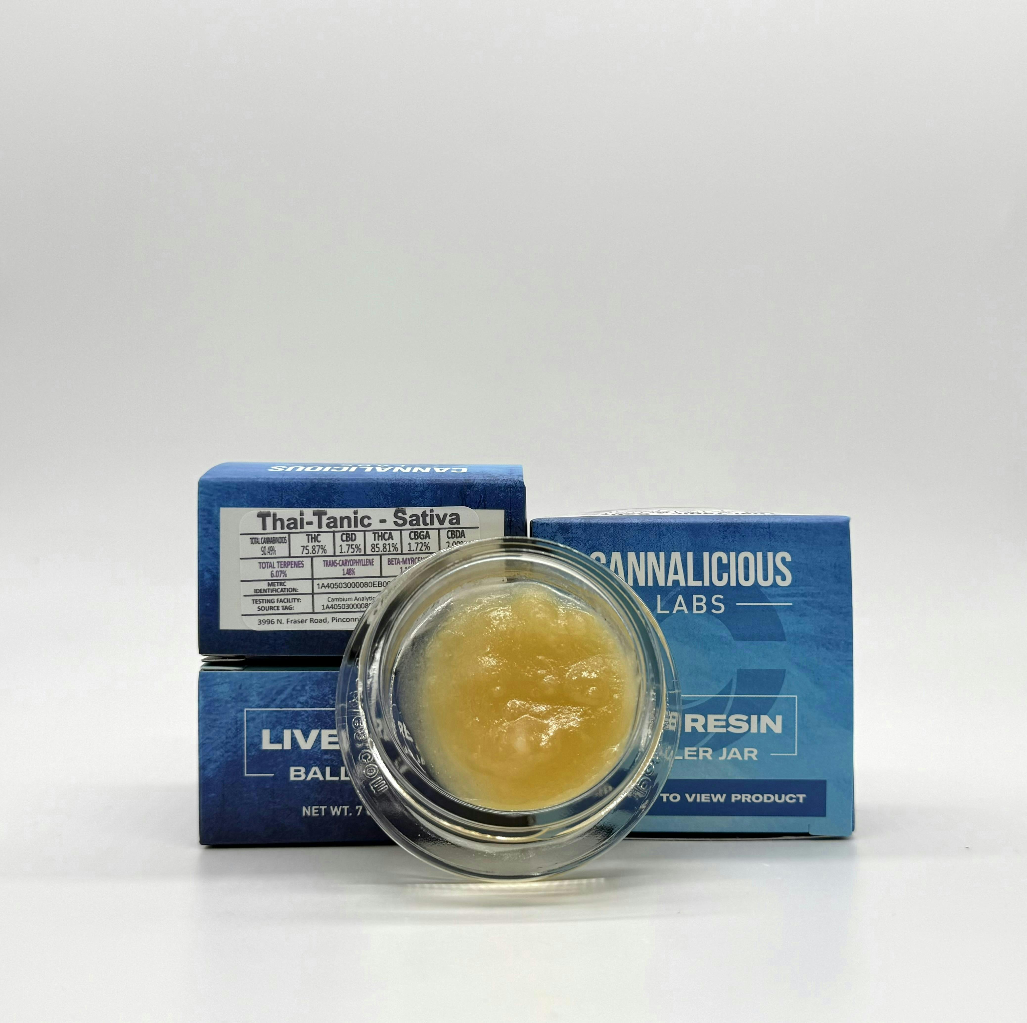 Cannalicious Labs | Thai Tanic | Live Resin | Badder - Cannalicious Labs