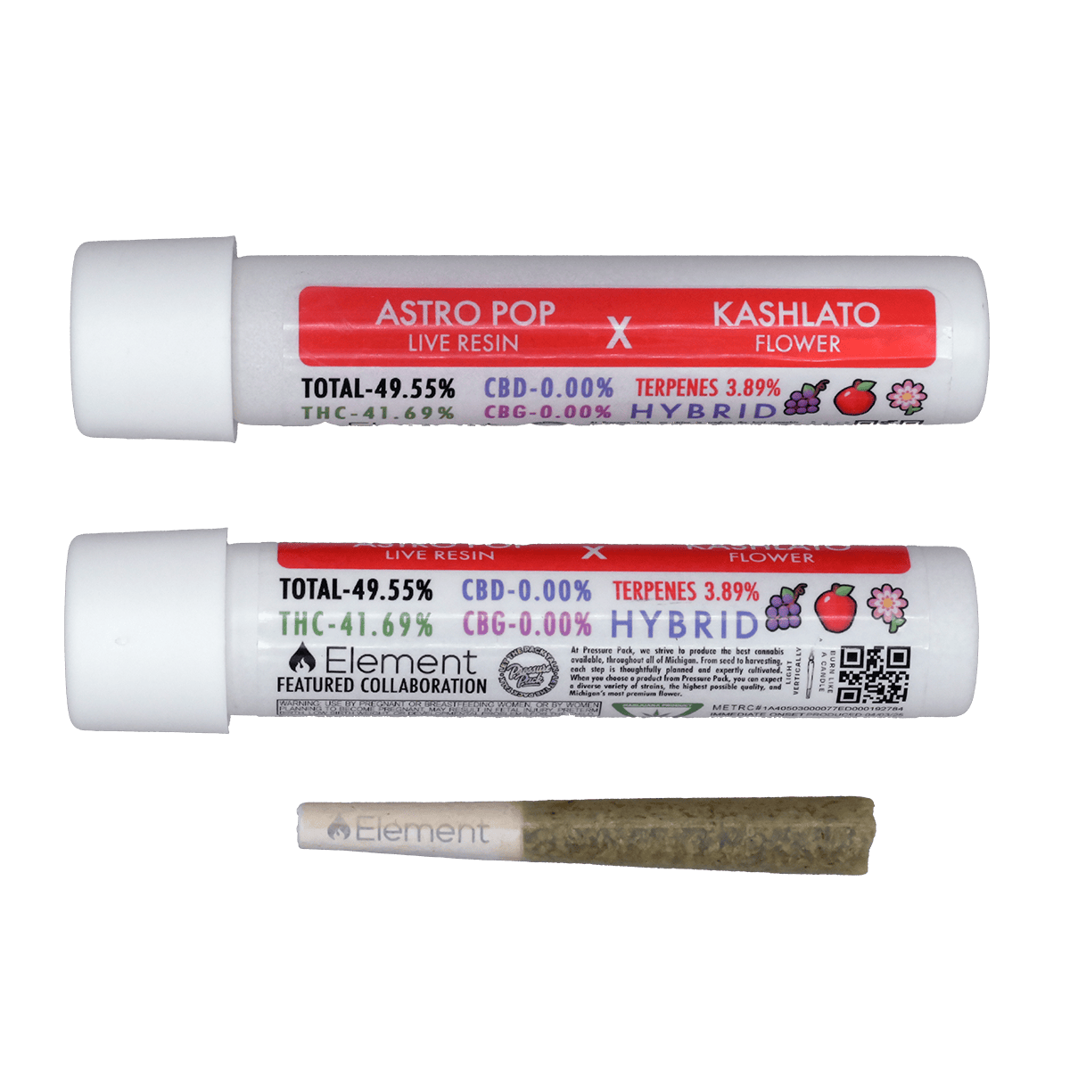 Element Live Resin Joint 1g- Kashlato x Astro Pop