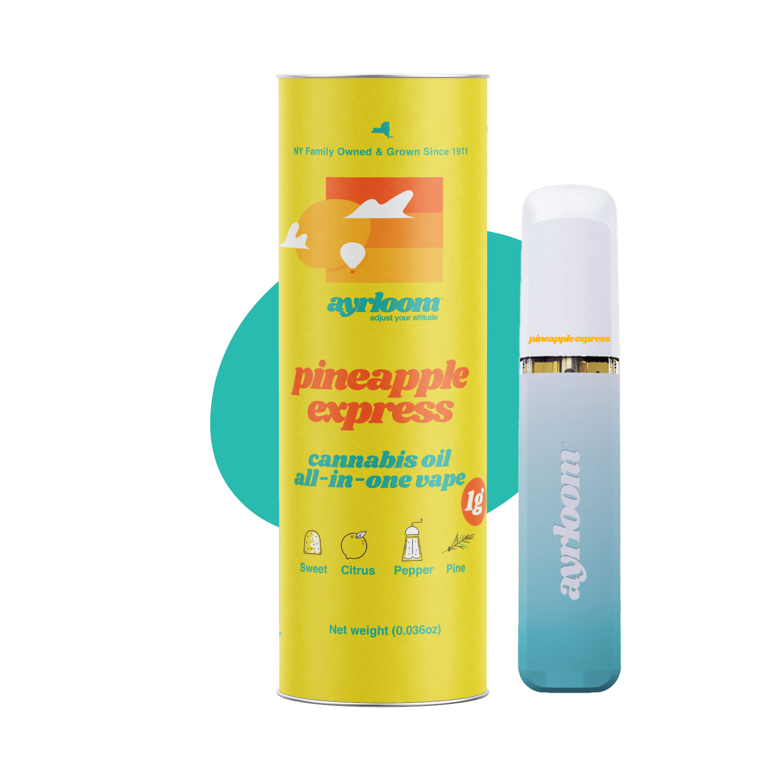 ayrloom | Pineapple Express| AIO | 1g by Ayrloom