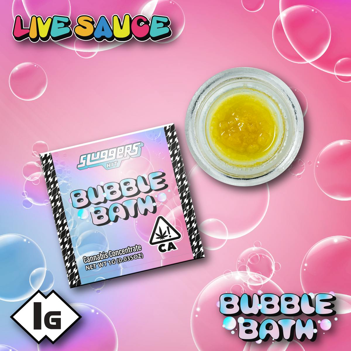 Sluggers - Live Sauce - 1g - Bubble Bath