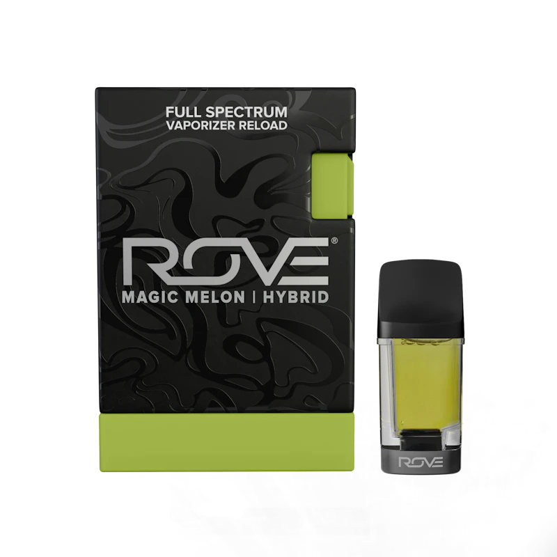 Rove Magic Melon · Melted Diamond Live Resin Vaporizer · 1.0g (Reload), Cartridges