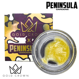 Gold Crown x Peninsula Gardens | Budder 1g | Party Poppers