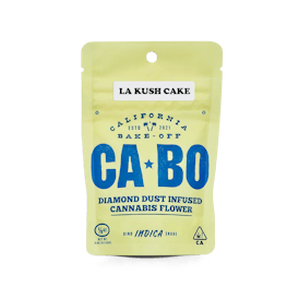 CABO Diamond Dust Infused 3.5g Flower - LA Kush Cake - Indica