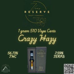 Van's Reserve - Crazy Hazy - 1g 510 - Full Spectrum by MidSouth Extracts