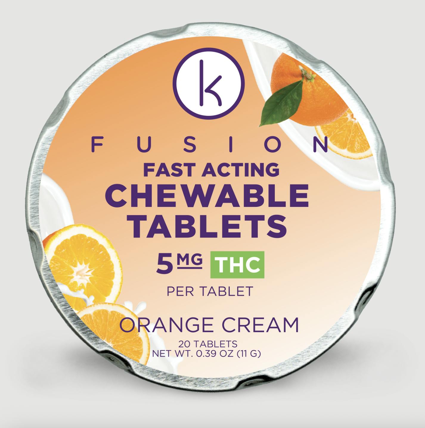 Orange Cream Chewable Tablets 20pk