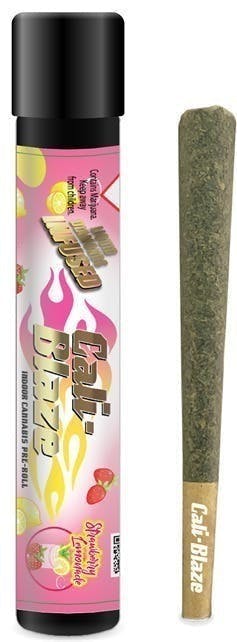 Cali-Blaze | Strawberry Lemonade | Liquid Diamond Infused Joint | 1.2g