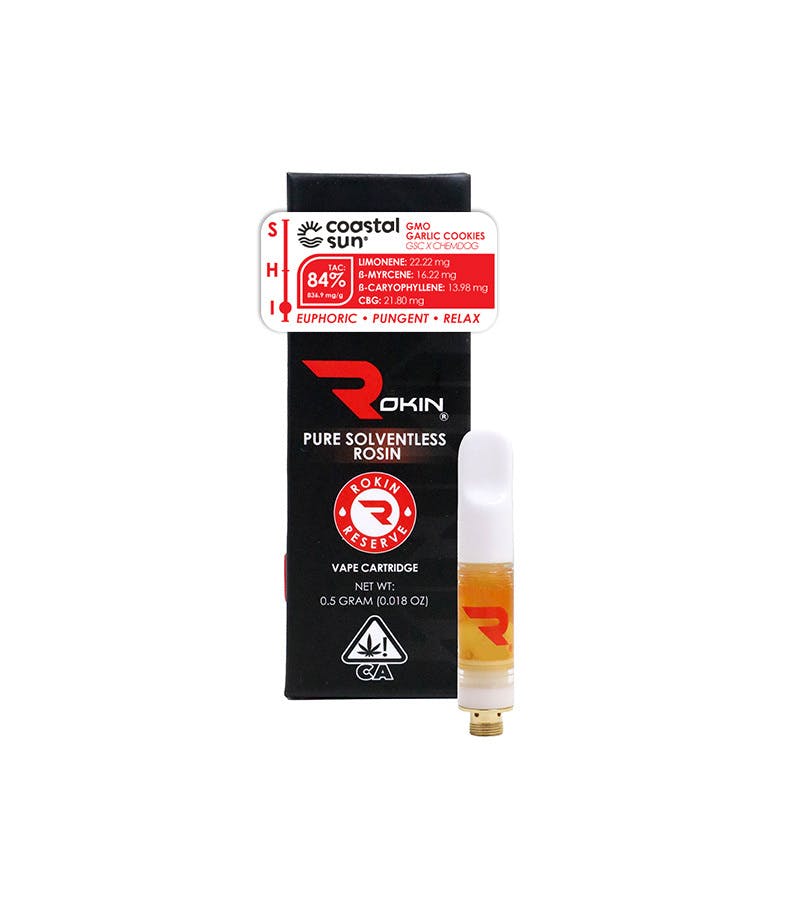 Rosin Gmo Garlic Cookies Cartridge