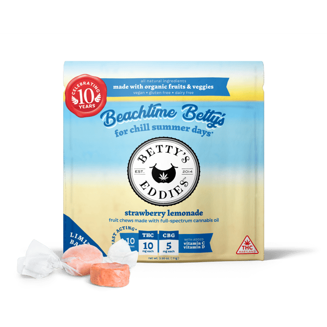 Beachtime Betty's - Strawberry Lemonade Fruit Chews [10pk] - DE