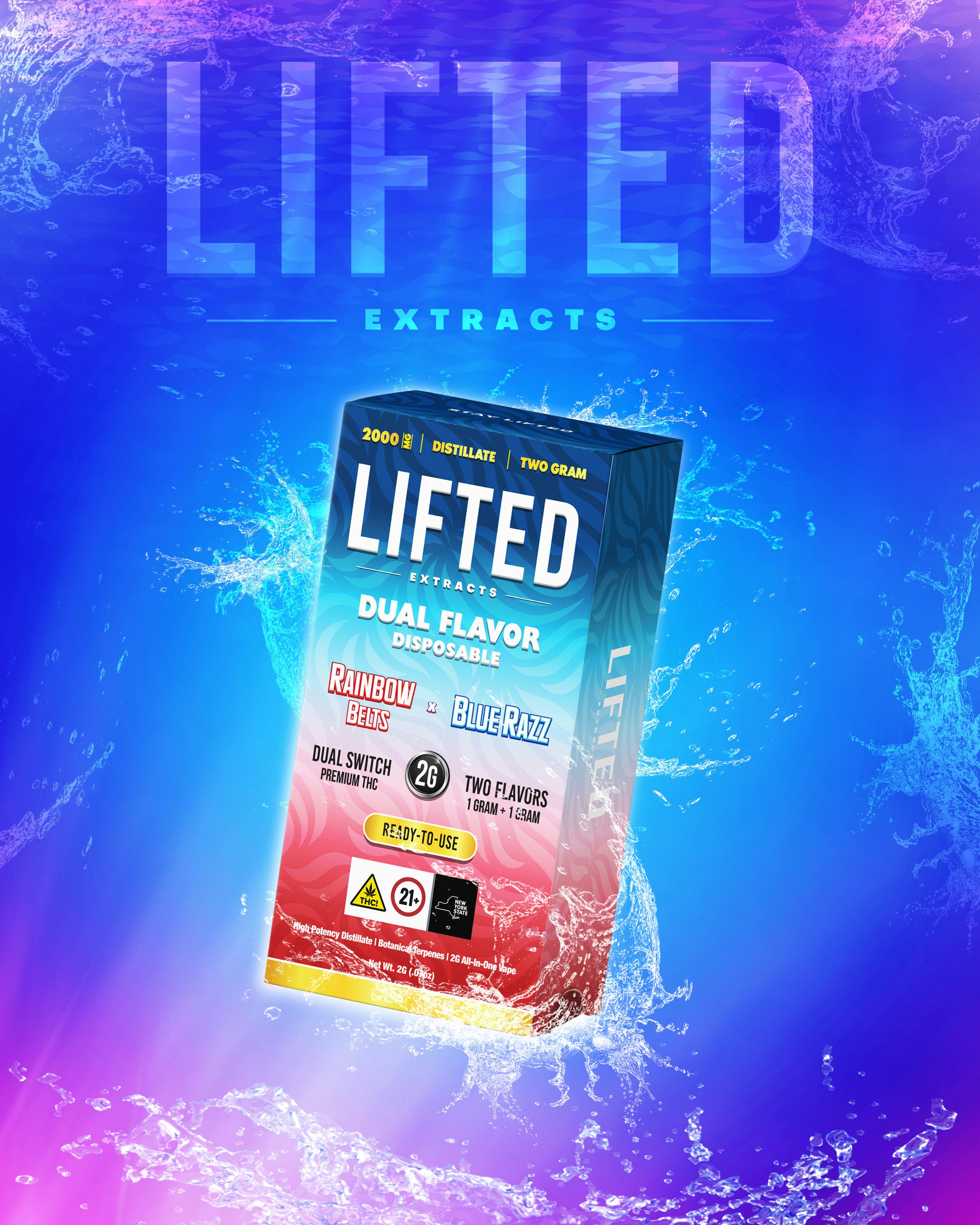 Rainbow Belts Blue Razz Disposable