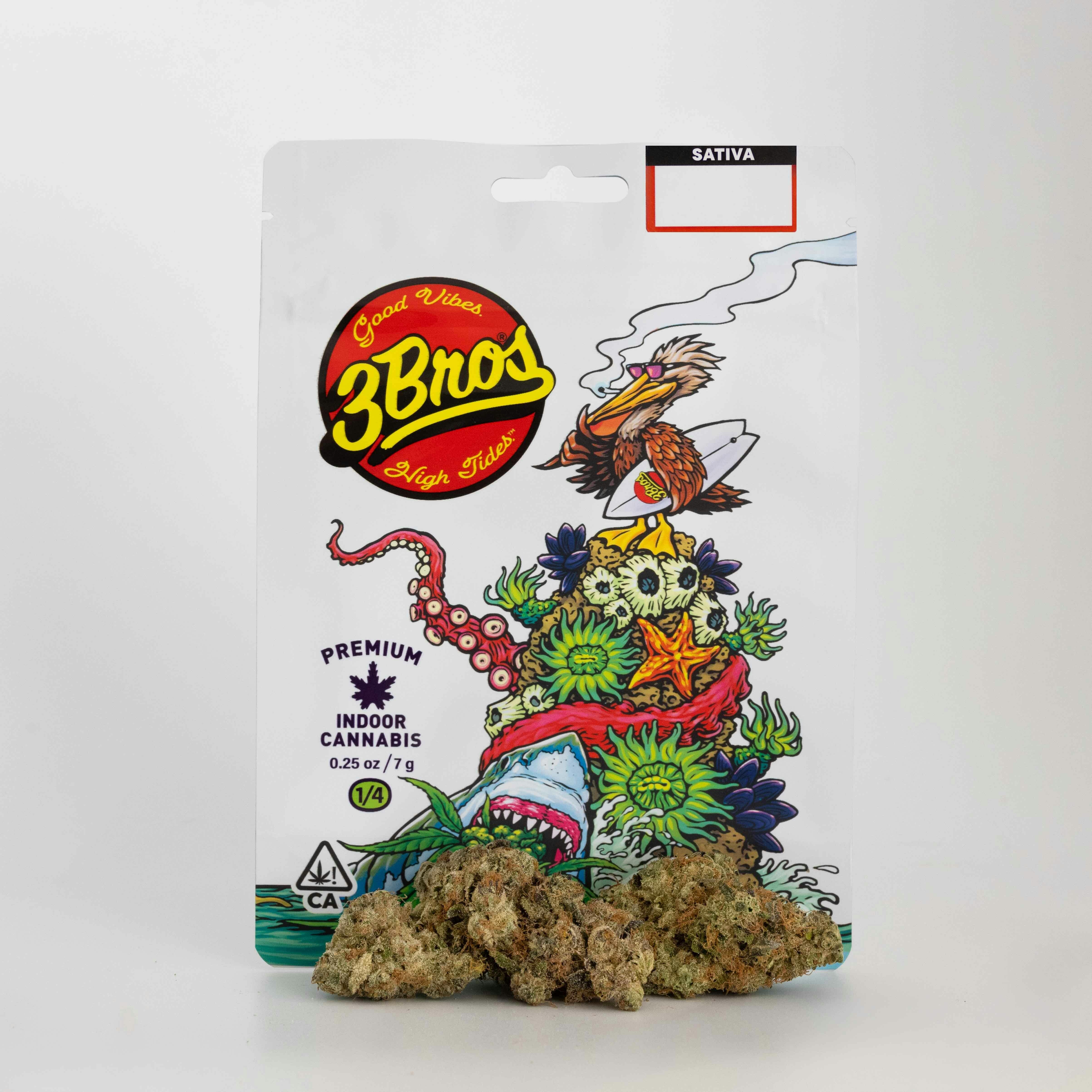 3 Bros | Indoor Flower | 7g | Orange Diesel | Sativa - 3 Bros Grow