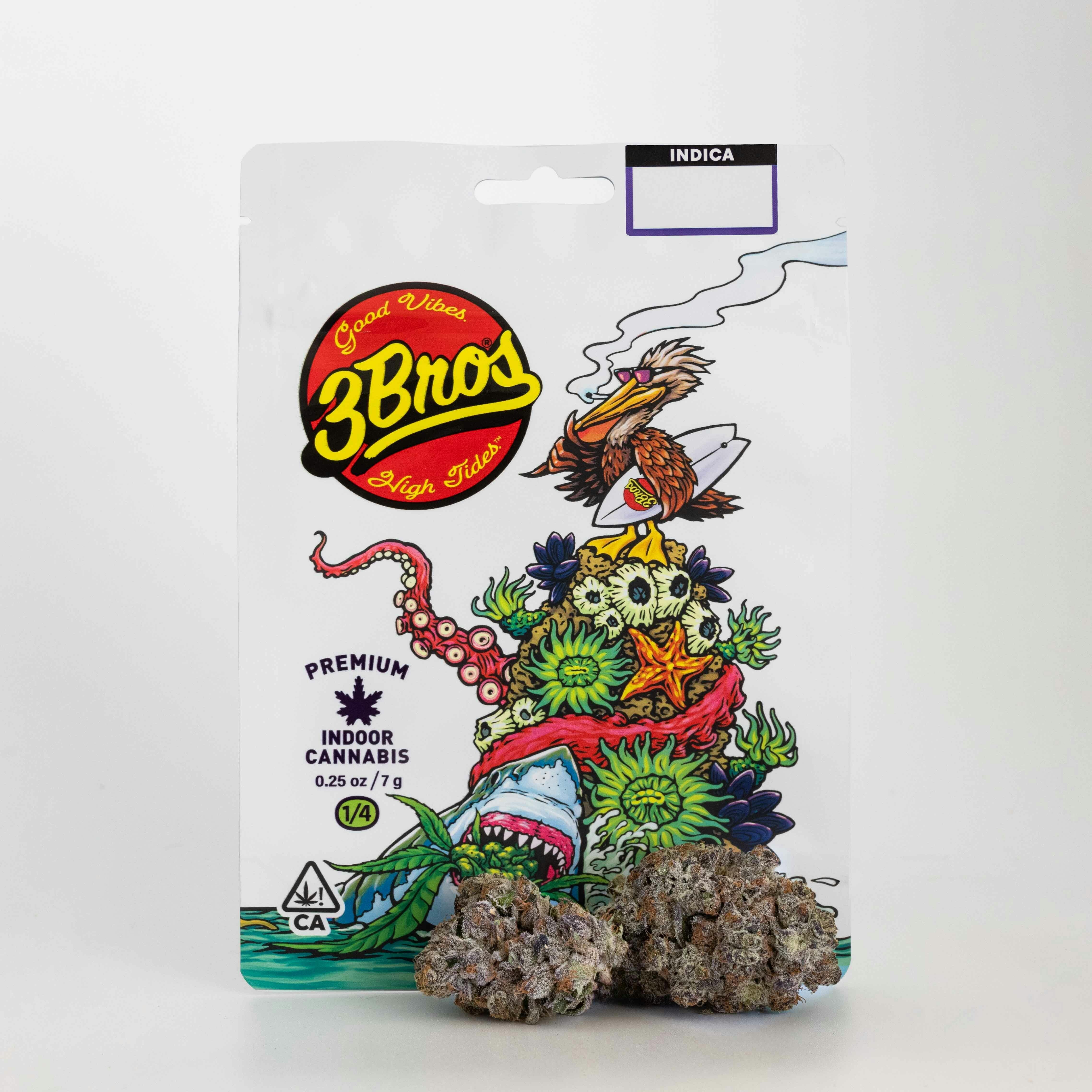 3 Bros | Indoor Flower | 7g | PK Runtz | Indica - 3 Bros Grow