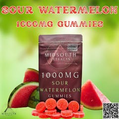 Gummies - 1000mg - Sour Watermelon by MidSouth Extracts
